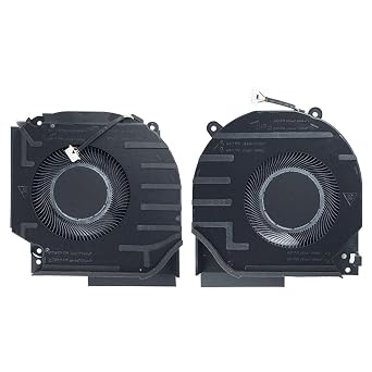 New Cooling Fan for HP Victus 16-r 16-r0039tx 16-r0022ns 16-s Laptop, for HP Omen Gaming Laptop 16-wd 16-wd0045nf, 16-xd 16-xd000 16-ae p/n N44738-001 MG75091V1-C180-S9A MG75091V1-C190-S9A Fan DC 12V