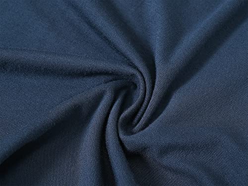 MoFiz Mens Pajama Set Pjs Sleepwear Nightwear Lightweight Quick Dry Soft Short Sleeve V-Neck Summer Pjs Sleep Set With Pocket4