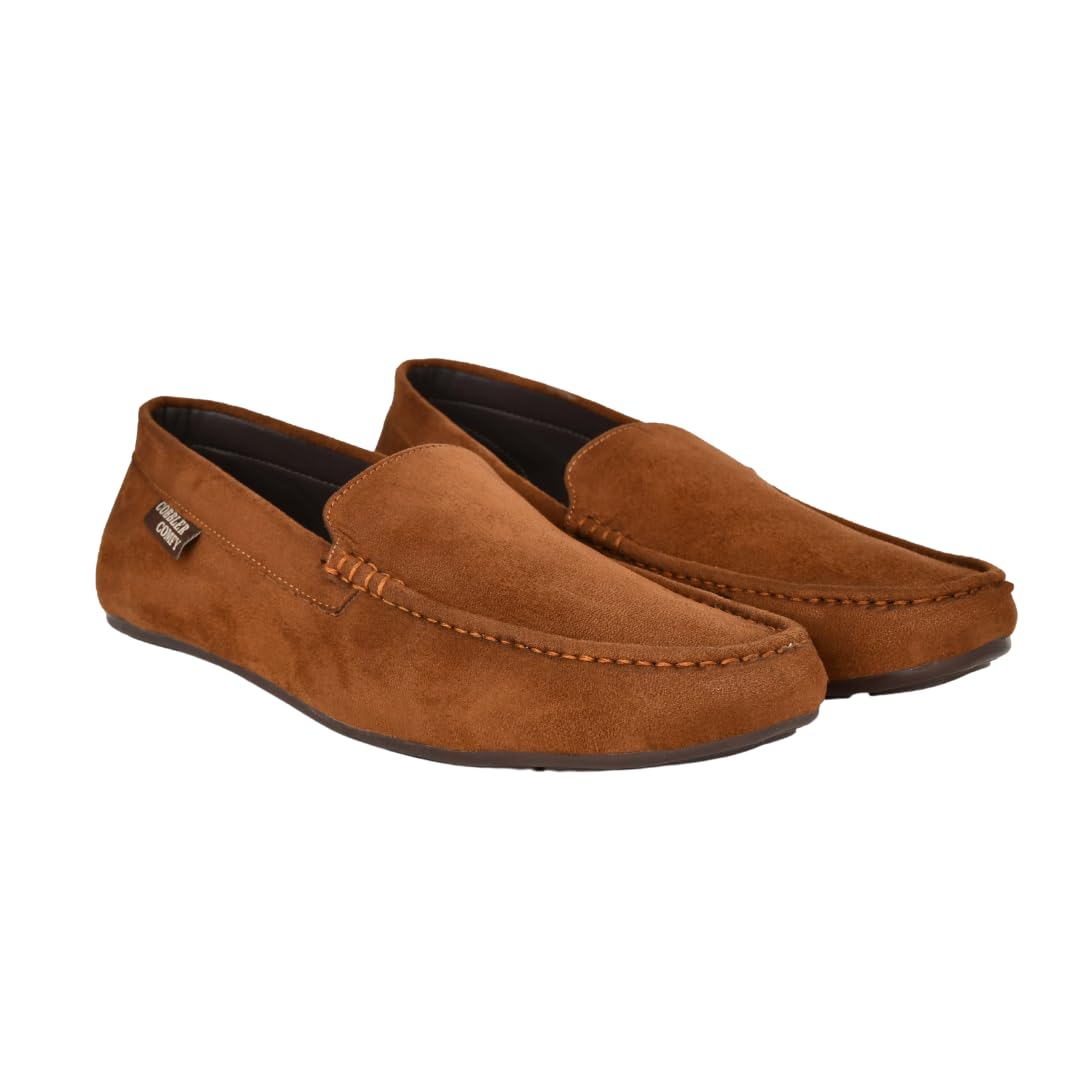 See full amazon price history chart for COBBLER COMFY Mens Brown Velvet Synthetic Leather | Casual Loafer Shoes for Men | Boyfriend Love |H-011 | TAN Suede (5) COBBLER COMFY Mens Brown Velvet Synthetic Leather | Casual Loafer Shoes for Men | Boyfriend Love |H-011 | TAN Suede (5) (B0CR13TX5W) Amazon Price History, Amazon Price Tracker