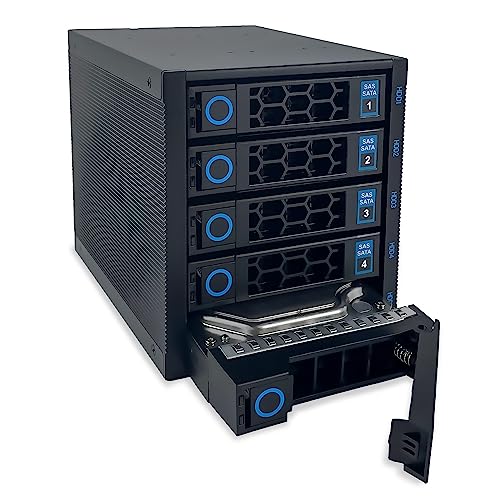 Ya en mundofriki.es: FANTEC 2554 WR-C3151-6G SAS/SATA 6G backplane housing for 5× 3.5"/2.5" HDD/SSD on a Tray in a 3X 5.25 Module