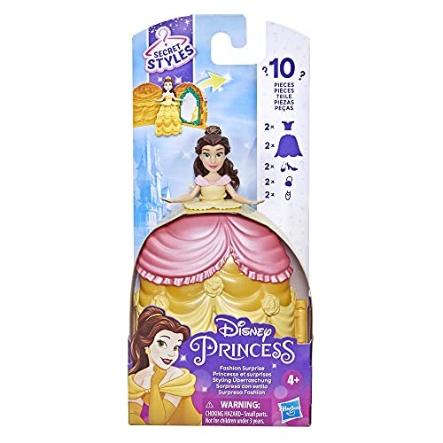 Disney Princess F1519 Secret Styles Fashion Surprise Belle, Mini Doll Playset thumb #3