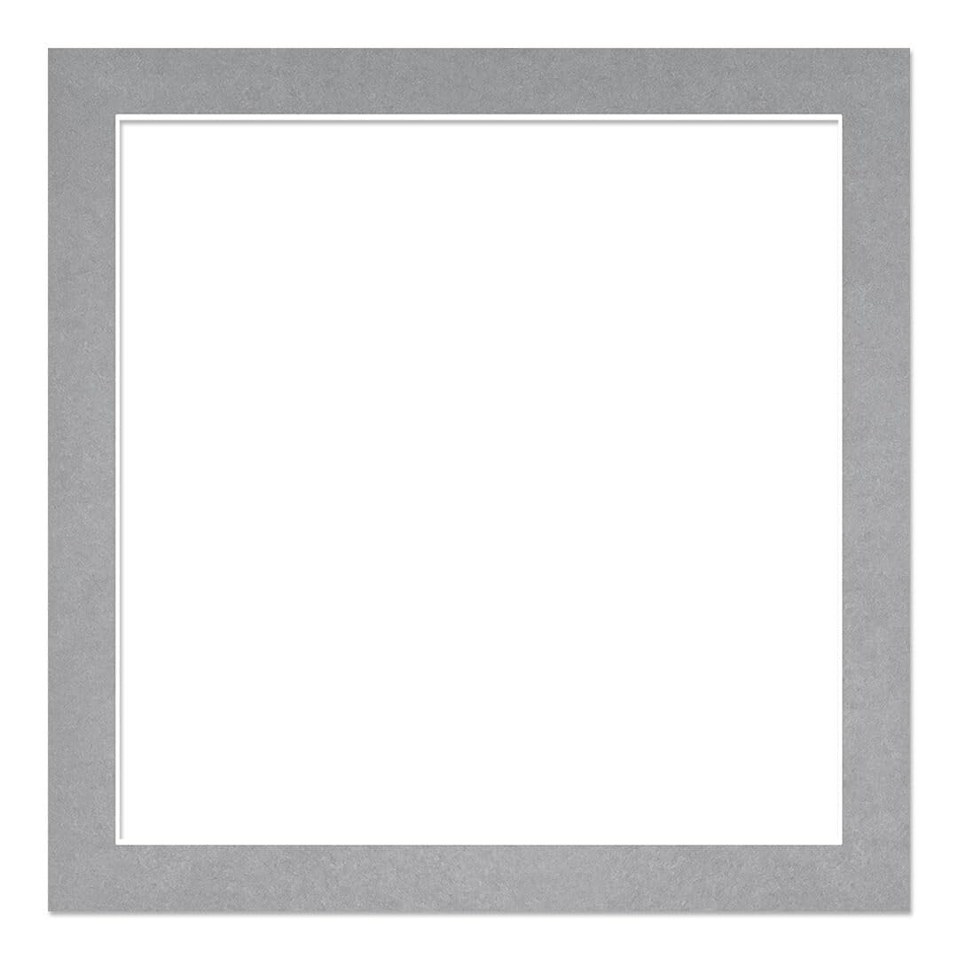 Alison Kingsgate 12X12 Silver Picture Mount for Frame - 10X10 Size Aperture — image 1