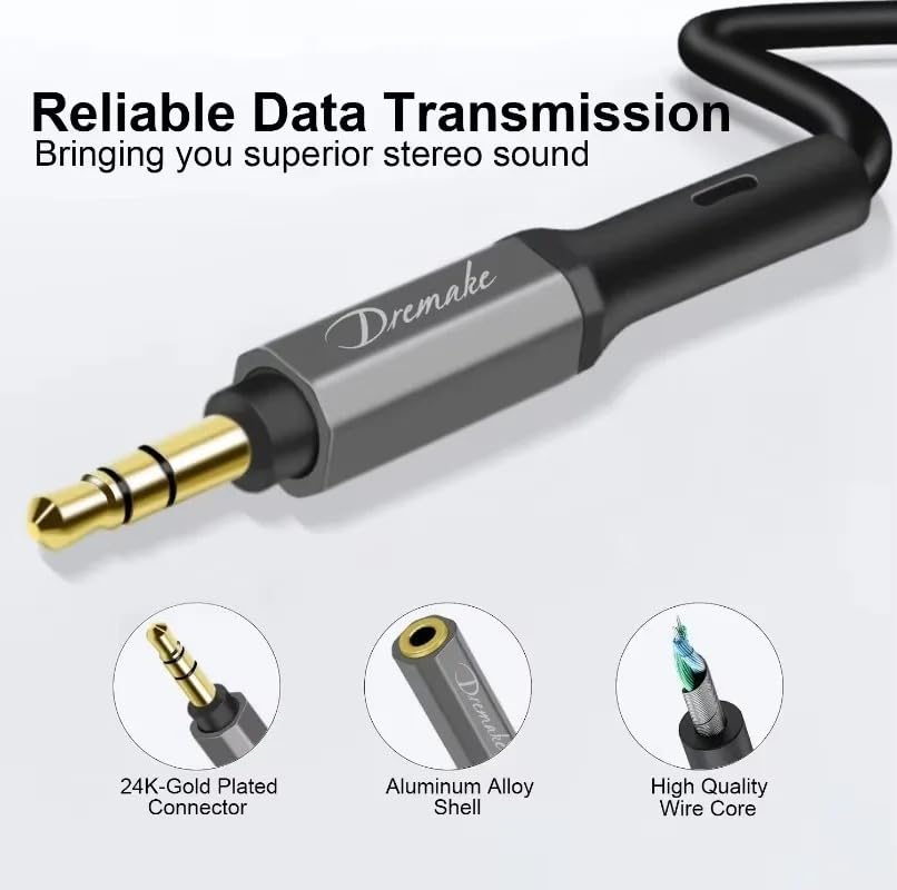 Cable extensor para audífonos 3.5mm 3 m miniatura 2