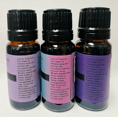 Image of Trio (3) - Lavender Chamomile, Lavender Breeze & Lavender - Premium Fragrance Oil Trio - 10ML