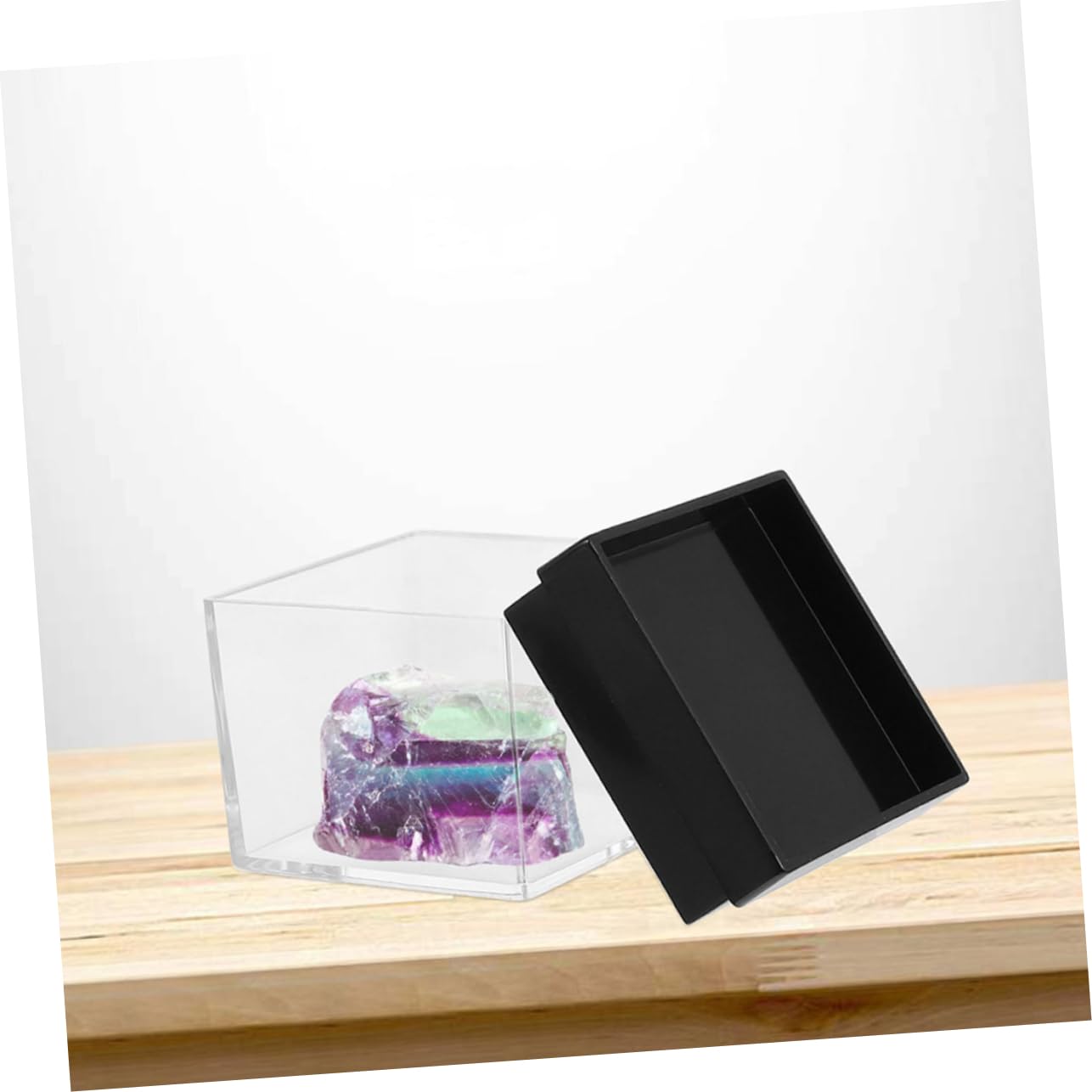 15 PCS BOÎTE Standard Minérale Vitrine De Rangement Pierre Brute EUR 9