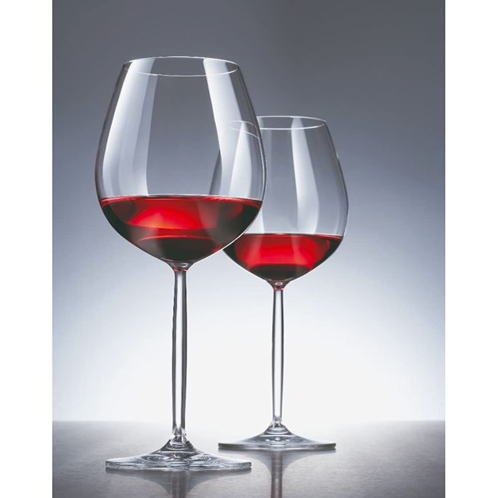 Schott Zwiesel Burgunder Copa 0, Set de 6, Diva, Vino Tinto, Vino Blanco, Forma 8015, 460 ml, 104095