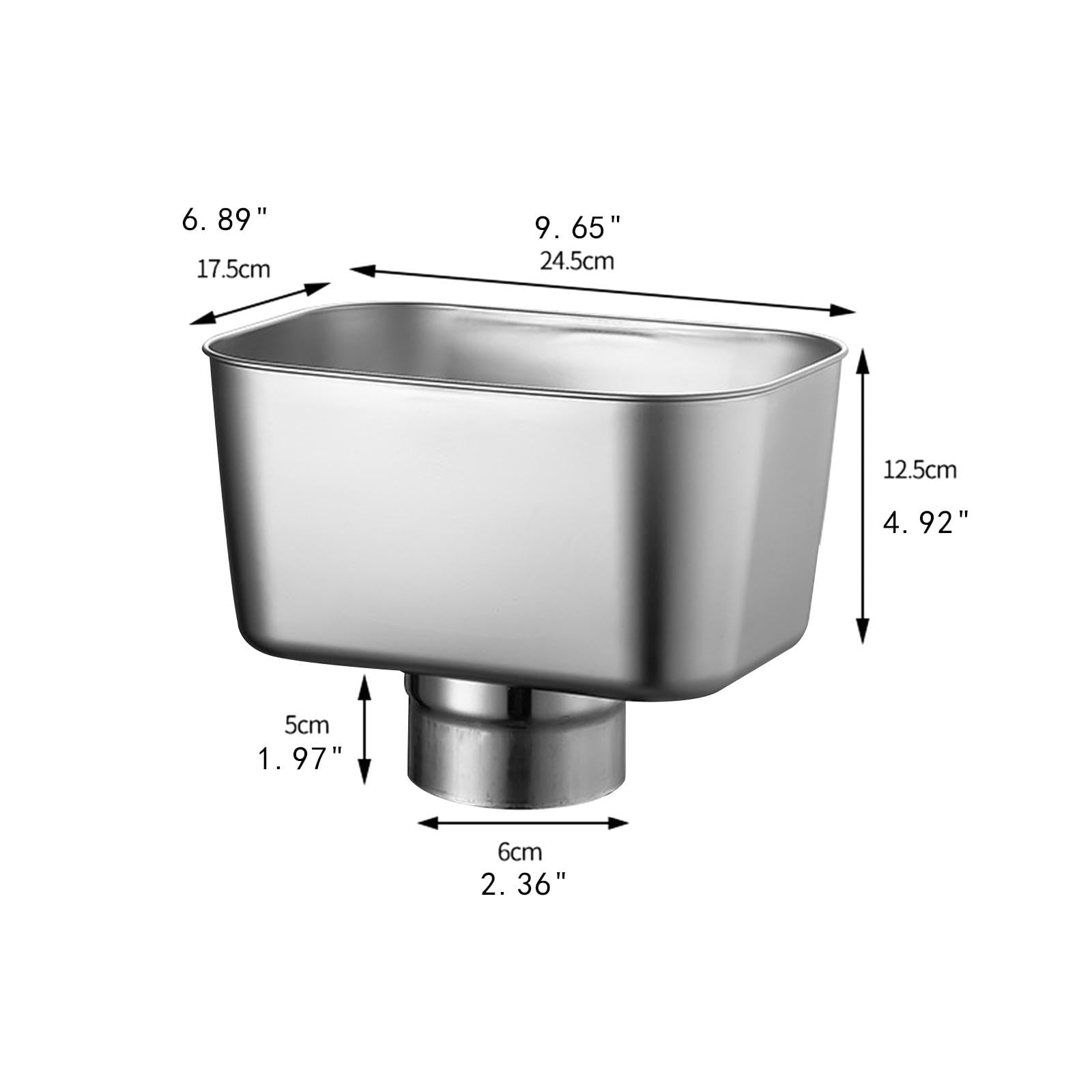Amazon | Benboo 雨どい縦樋アダプター、屋根集水器、雨水受け器、住宅