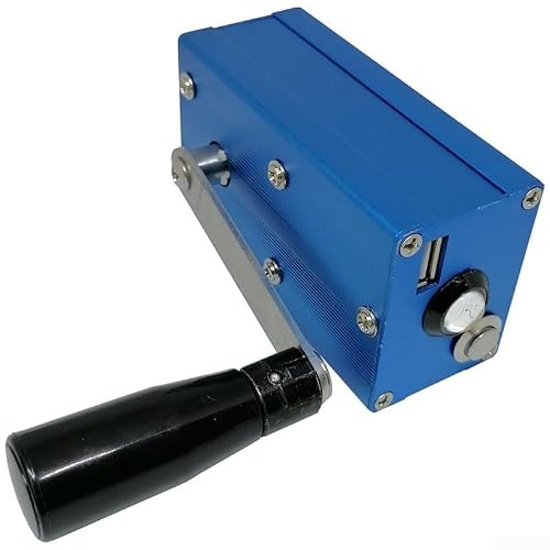 Generatore di corrente manuale per telefoni cellulari e gadget USB