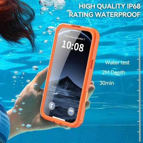Coque iPhone 17 Air bleue silicone rigide étanche intégrale