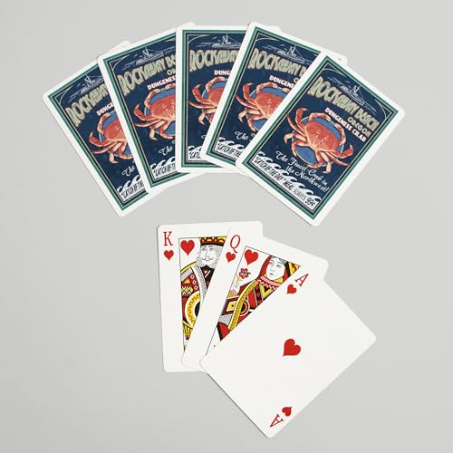 Baraja Poker Rockaway Beach Oregon Cangrejo Dungeness miniatura 7