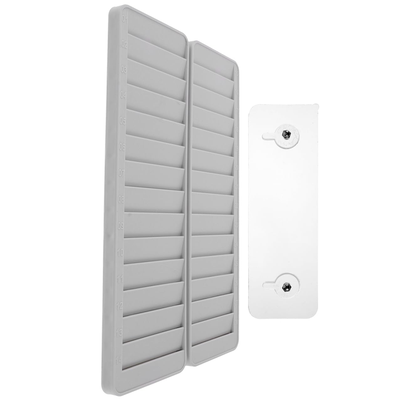 Operitacx Lot de 4 supports de cartes visite muraux pour cartes visite verticaux, organiseur, horloge, poche murale, évolutif