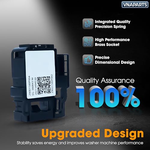 VNAPARTS WH01X27954 WH08X32697 Washer Door Lid Lock Switch Replaces WH01X26114 WH01X24114 for GE GTW465ASN1WW GTW460ASJ3WW GTW330ASK3WW GTW460ASJ2WW GTW220ACK1WW GTW460ASJ5WW GTW460ASJ6WW by VNAPARTS - Used condition - Image 3