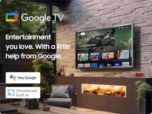 Image of SYLVOX Outdoor TV, 65 inch Waterproof Smart Outdoor TVs, 4K, HDR 10, Weatherproof,1000nits, Voice Assistant Remote, for Partial Sun Area(Deck Pro 3.0, Model)