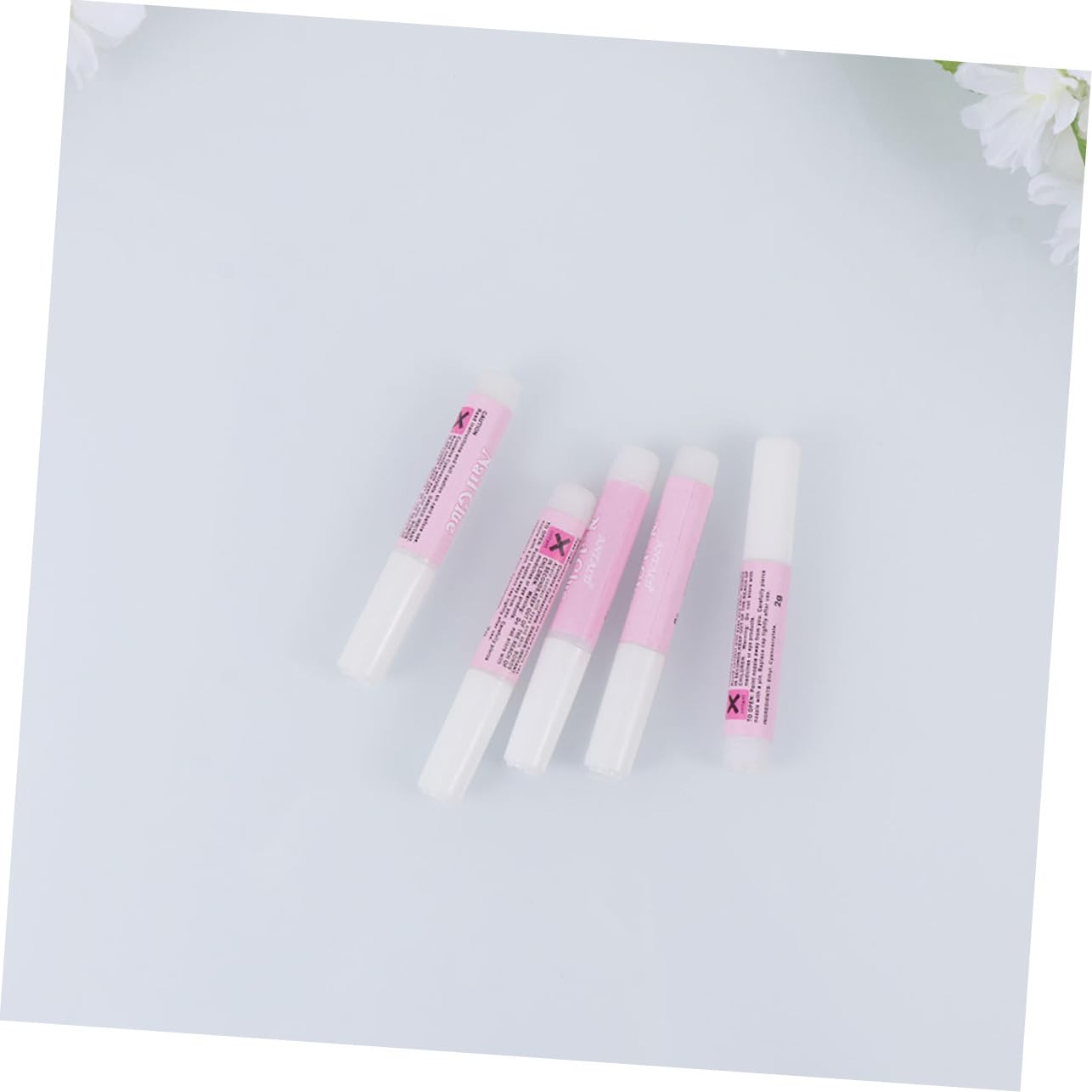 FRCOLOR 75pezzi Colla Per Unghie Acriliche Adesivo Professionale Per Manicure Art Alta Adesione e Asciugatura Rapida Per Unghie False