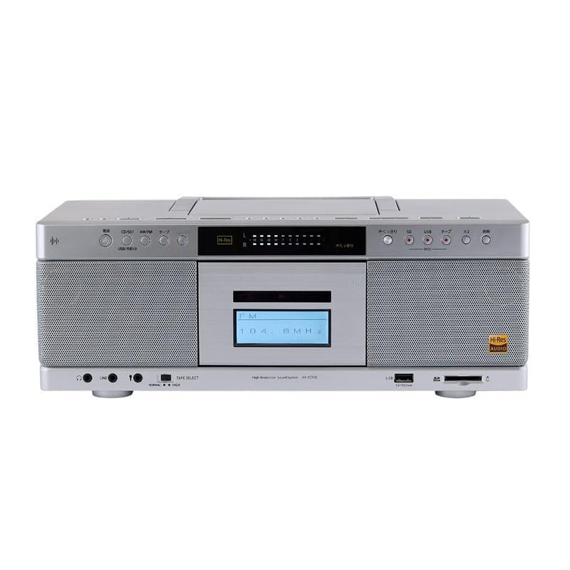 Amazon.co.jp: 東芝 AUREX AX-KCR90(S) CDラジカセ ハイレゾ対応 SD