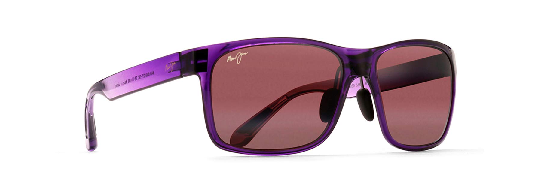 GAFAS MAUI JIM - Red Sands_R432N-28C C: PURPLE/EYE SIZE: 59 TEMPLE LENGTH: 140 VERTICAL SIZE: 44 5 Cura della persona e salute