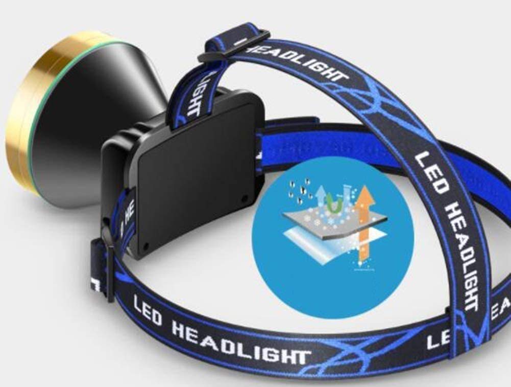 Latarka czołowa, najjaśniejszy reflektor roboczy LED, ładowana przez USB wodoodporna latarka światło robocze, oświetlenie czołowe na kemping, wędrówki, na zewnątrz, najlepsze prezenty