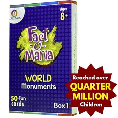 Greycaps Fact-O-Mania World Monuments Box 1