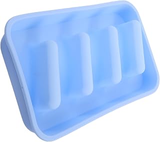 VERDANVERSE Soporte para Tacos de Silicona Reutilizable con Divisores Antideslizantes Bandeja Resistente al Calor para Tortillas para Cocina y Mesa Color Azul