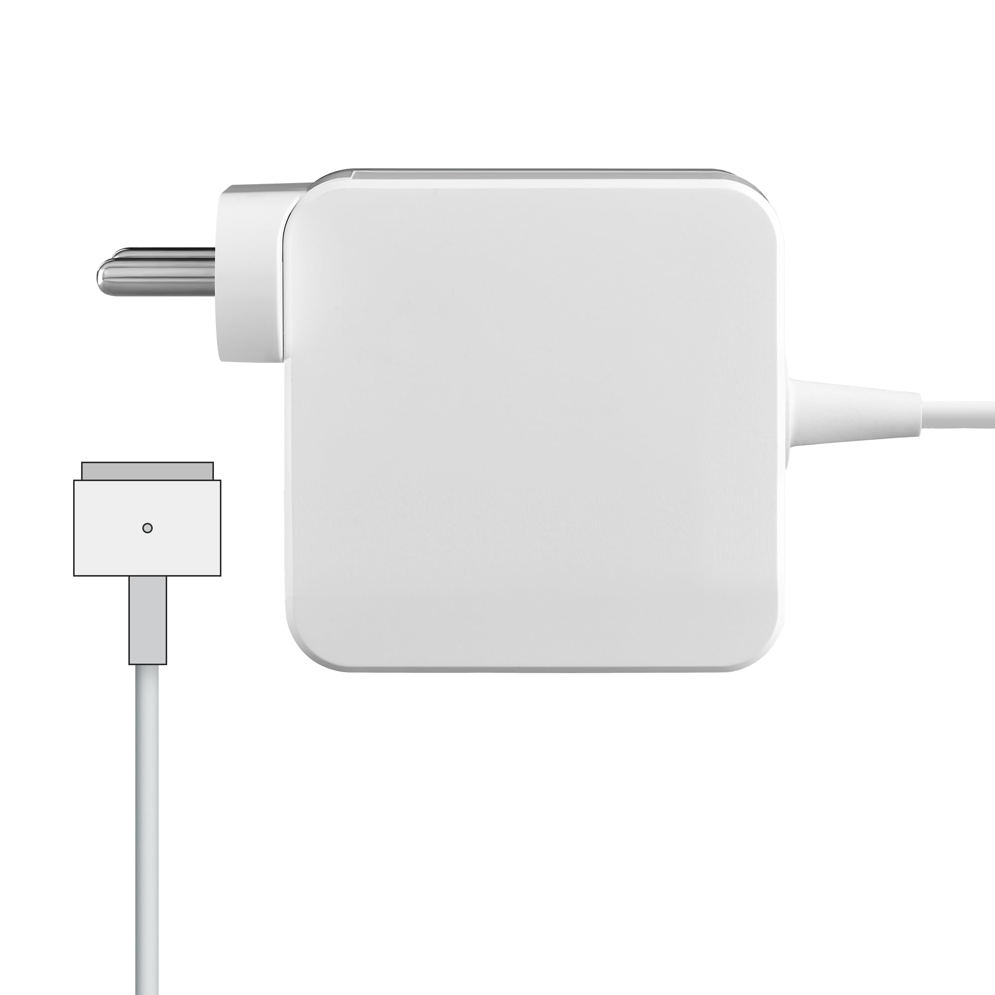 Artis AR-45W-MG2 45 Watts MG2 Laptop Adapter/Charger Compatible for MB Air 13 & MB Air 11 (14.5 V, 3.1 A) Connector: MG2 T Tip Connector - White-image-5