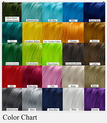 Hilo de Nylon Bonded Selric Pack 2 Negro y Azul Marino 1700 yd miniatura 6