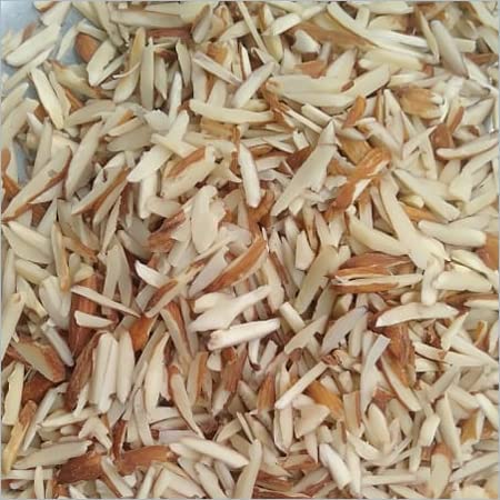 Image of 90's MILL Diwali Sale Sliced California Almonds Flakes Badam Cutting (Badam Katran) (Badam Flakes, Perfect for Garnish, Baking and Salads) (100gm) Great Indian Festival