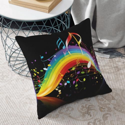 Housse de coussin velours côtelé 41x41cm mélodie colorée