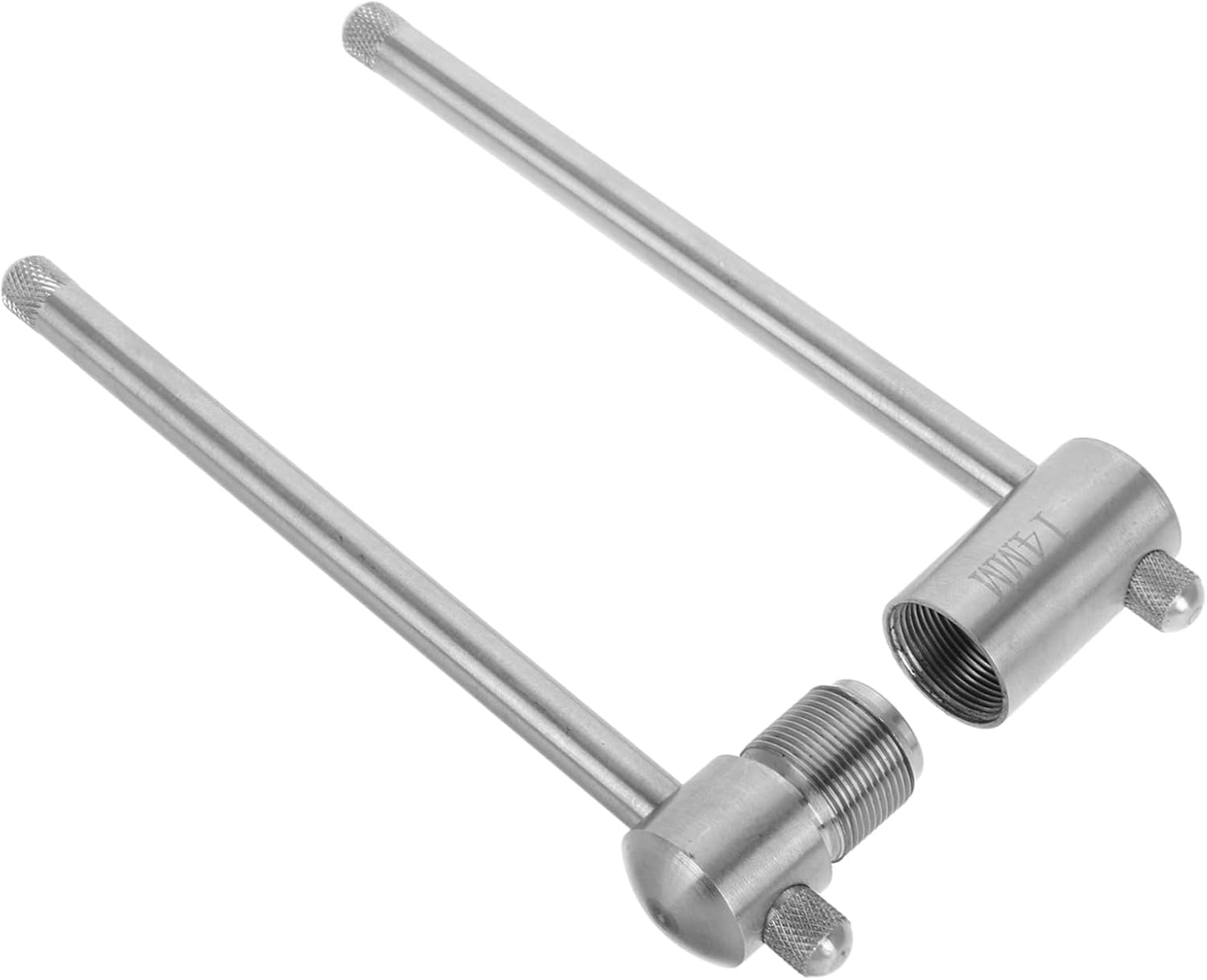 Abaodam 14mm Stainless Steel Billiard Cue Tip Press Tool for Pool Players Billiard Cue Repairer Joint Essential Snooker Equipment for Tip Maintenance
