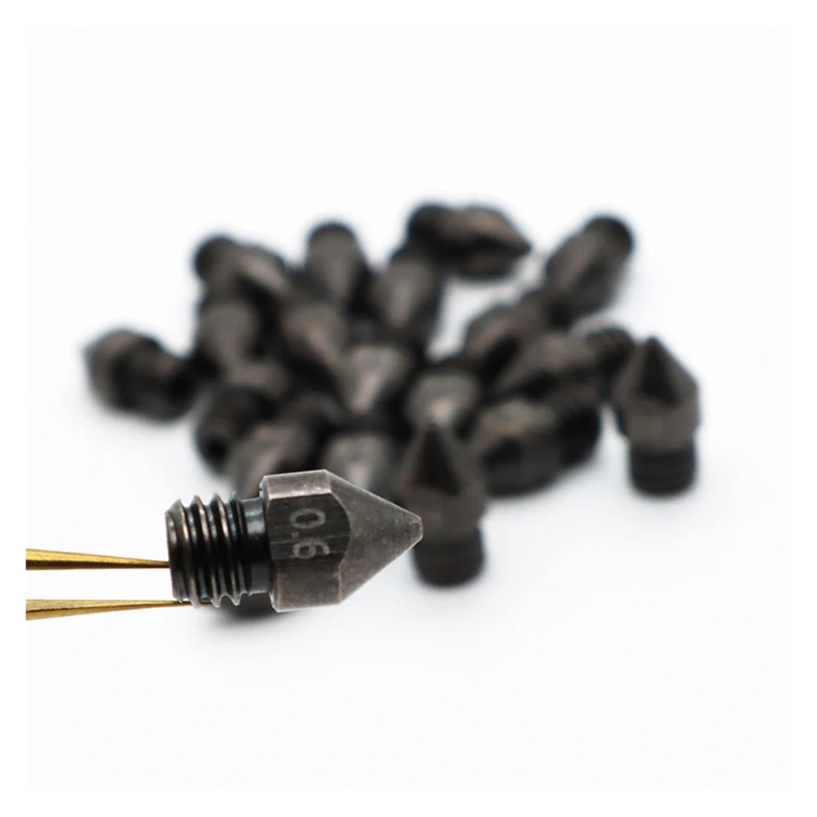 Części do drukarek 3D MK8 Dysza 0,2 mm-1,0 mm dla 1,75 mm Materiał eksploatacyjny CR10 CR10S Ender-3 Głowica wytłaczarki ze stali hartowanej (10 szt. dla 1,75 mm, 0,3 mm)