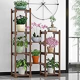 Verschiedene Verwendungsmöglichkeiten: Dieses Regal kann ein Präsentationsständer für Fotos, Kunsthandwerk, Bücher im Wohnzimmer oder ein schönes Blumenregal für Sukkulenten, Narzissen, Kakteen, Rosen, Lilien, Tulpen und Gänseblümchen auf Ihrer Terrasse und Ihrem Balkon sein. Es dient auch perfekt als schickes Aufbewahrungsregal für Toilettenartikel, Handtücher, Schuhe im Badezimmer, Schlafzimmer, Flur usw.