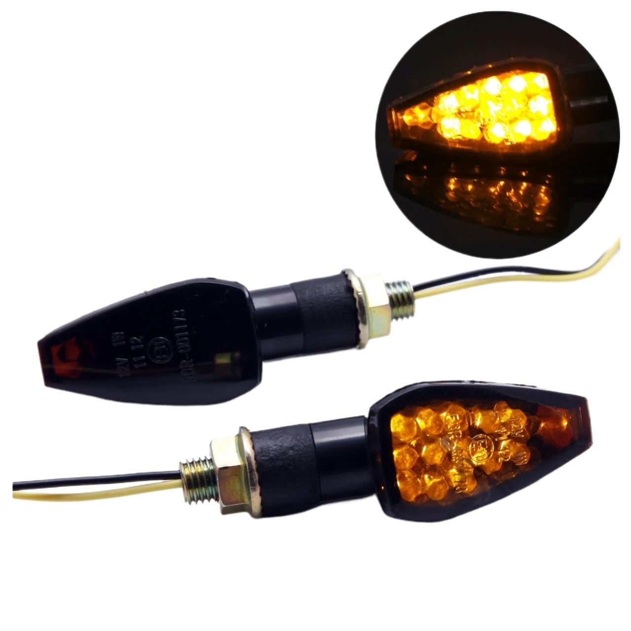 Indicateurs De Moto Lot De 4 Clignotants LED pour pour Ni&nja 1000 250R 300 500R 650 ZX10R ZX12R