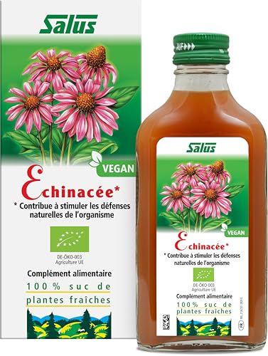 Salus - Salus – Échinacée BIO – Complément Alimentaire à Base de Echinacée BIO – Contribue à Stimuler le Défenses Immunitaires et les Voies Respiratoires – Végan – 200 ml