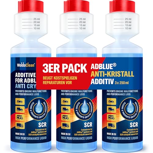 WoldoClean AdBlue® Additiv Anti Kristall 3X 250ml Vorteilspack - SCR