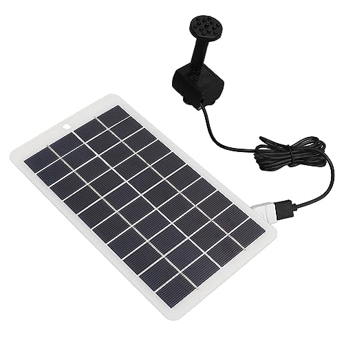 Bomba de fuente solar con panel de 4W altamente eficiente y manguera para jardín 7