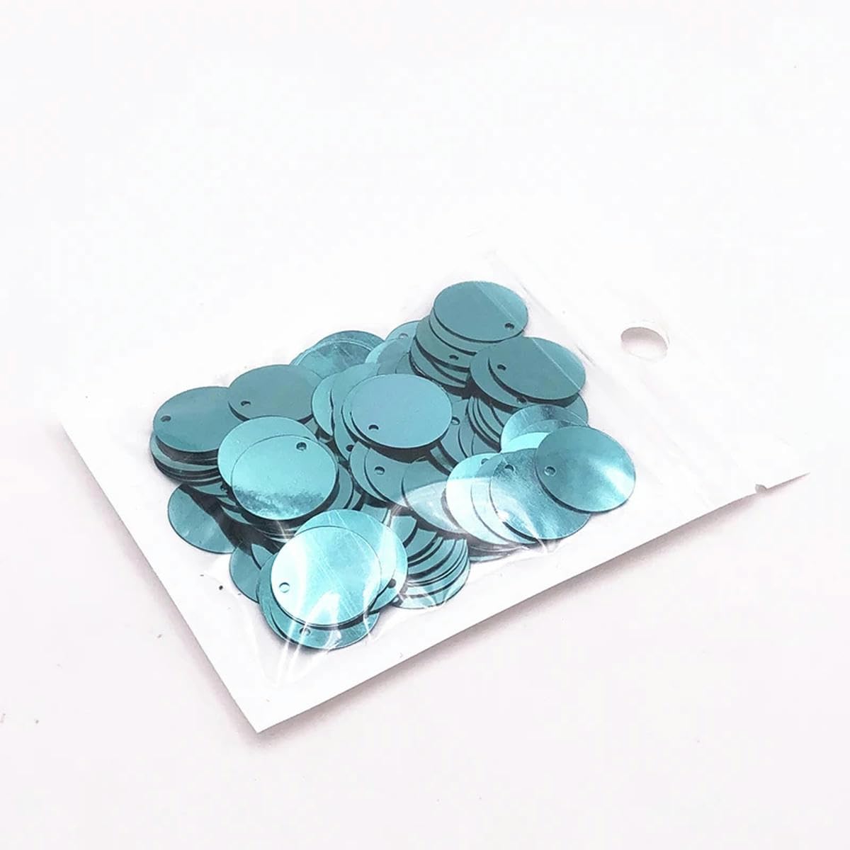 Cekiny do szycia rzemieślniczego, 10g 10mm Cekiny Duże Płaskie Okrągłe Otwory Luźne s DIY Taniec Dekoracja Ślubna Ręcznie Robione Rzemiosło Akcesoria(Silver)