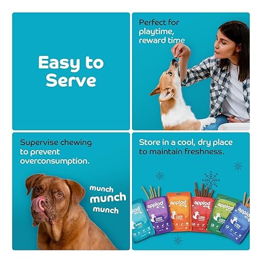 Image of Assorted Flavours Soft Mix Chew Sticks for Puppies & Adult Dogs | Healthy Easy-to-Digest Training Treats for Small Breeds | Soft & Chewy Dog Snacks | Pack of 5 | 70g x 5