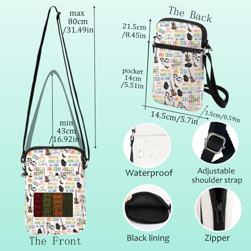 LEVLO Roger Musical Crossbody Bag Roger & Mimi Fans Gift Mimi Drama Shoulder Bag Musical Theatre Merch2