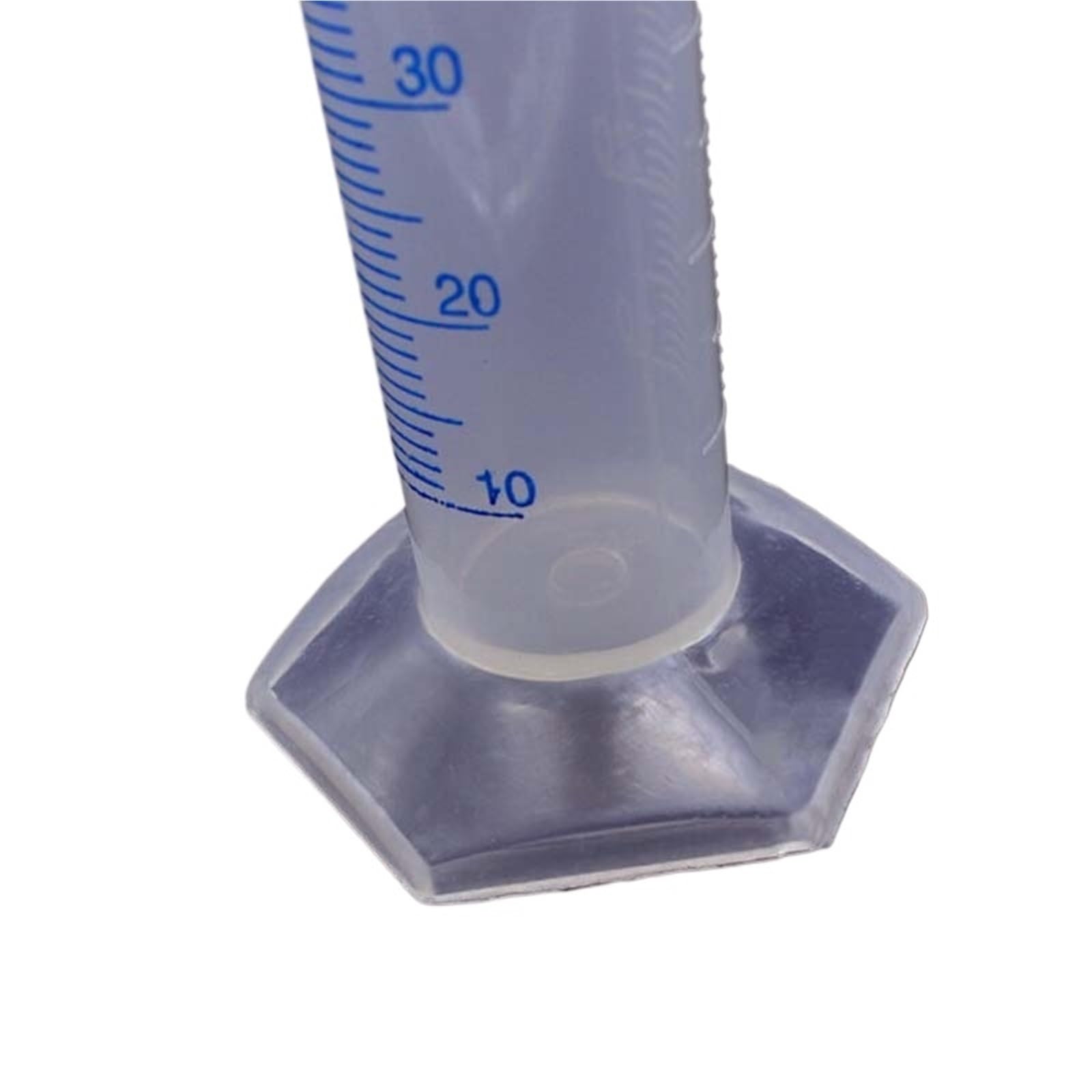 4 Stück 50 ml Kunststoff-Messzylinder Messzylinder Behälterrohr for Laborbedarf Laborwerkzeuge for Schulzubehör