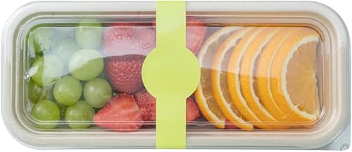 Miniatura 16 de Restaurantware RW Base - Bandas de embalaje de 12 x 1.5 pulgadas, 100 bandas autoadhesivas para el vientre, calcomanías desechables de papel verde