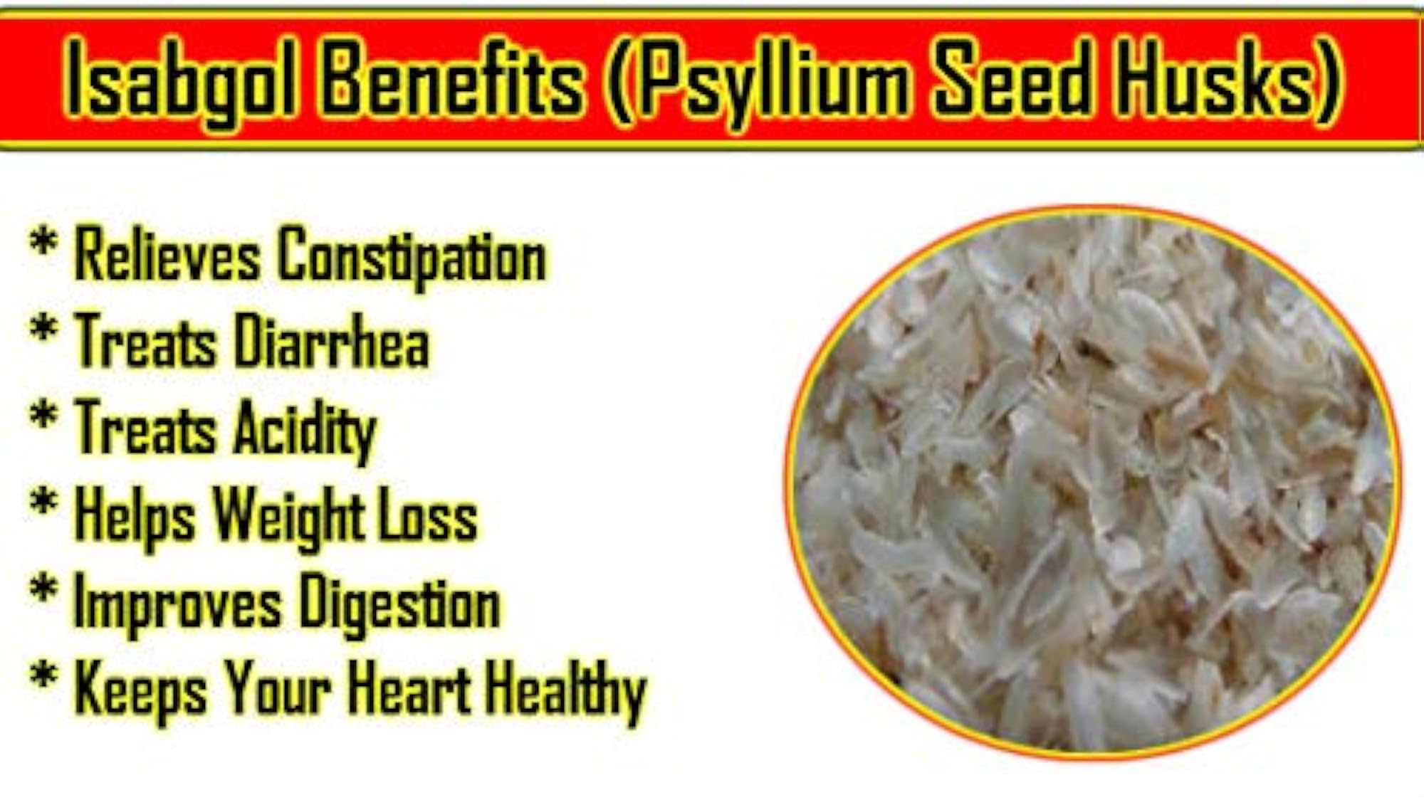 Sat Isabgol/Psyllium Husk - 200 Gm Jar Pack