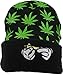 Weed Marijuana Beanies-Hat Rolling-Up Skully Cap (Style 01)