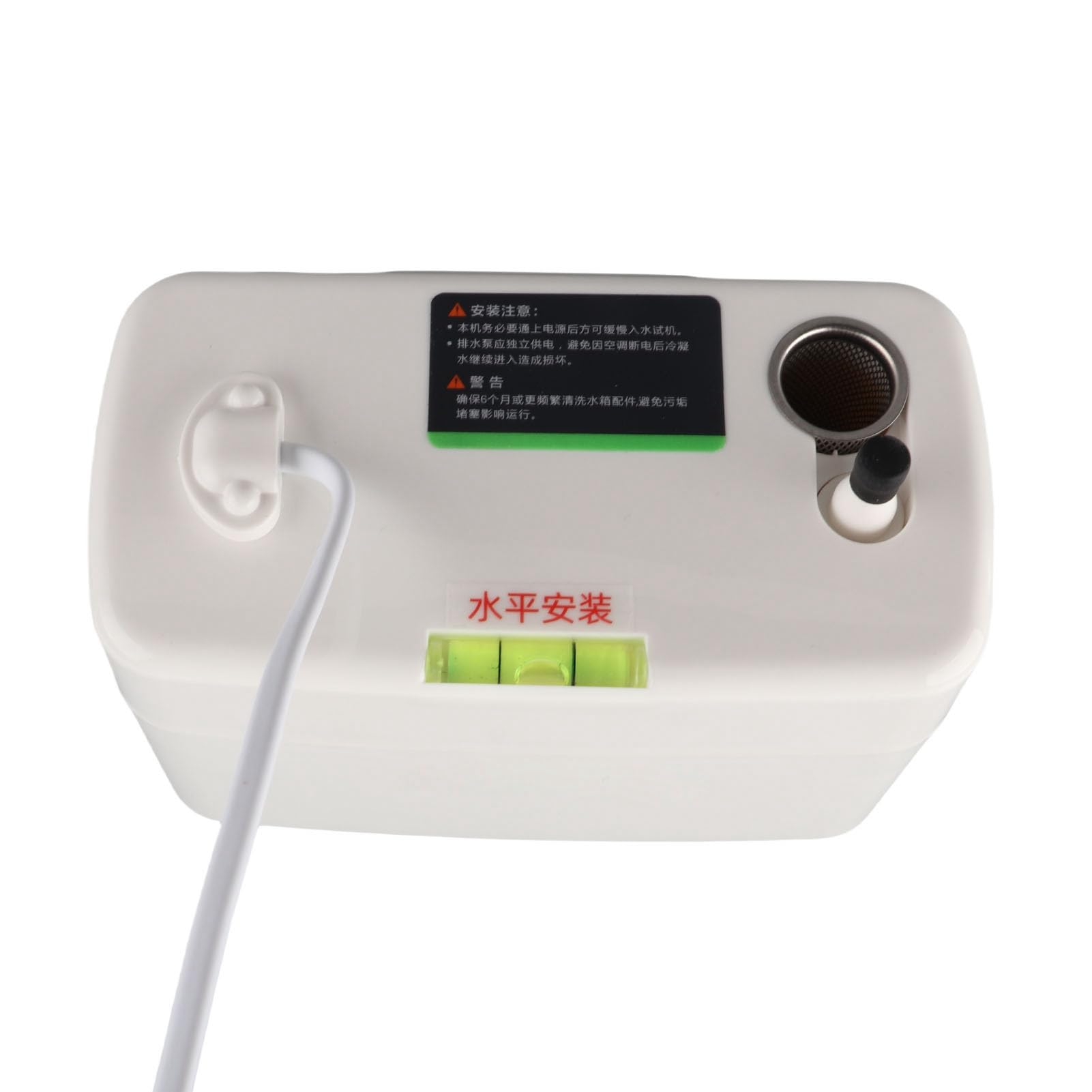Ausla Pompa Condensa Mini Pompa di Scarico ABS 16 DB Silenzioso Sollevamento 10 M 24 L H Serbatoio Rimovibile 200 Ml per Climatizzatore HVAC Deumidificatore Fino a 20 KW Da 32 a 122 °F