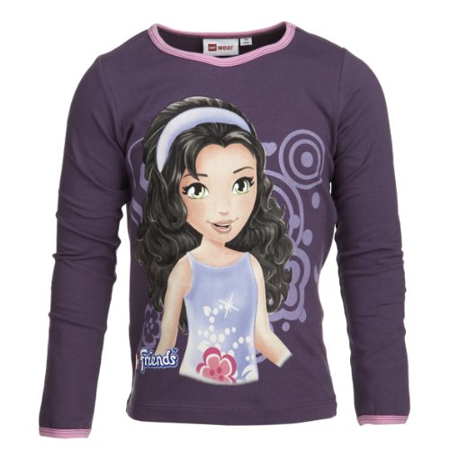 Sweatshirt Lego Wear fille rose à manches longues en molleton chaud pour enfant