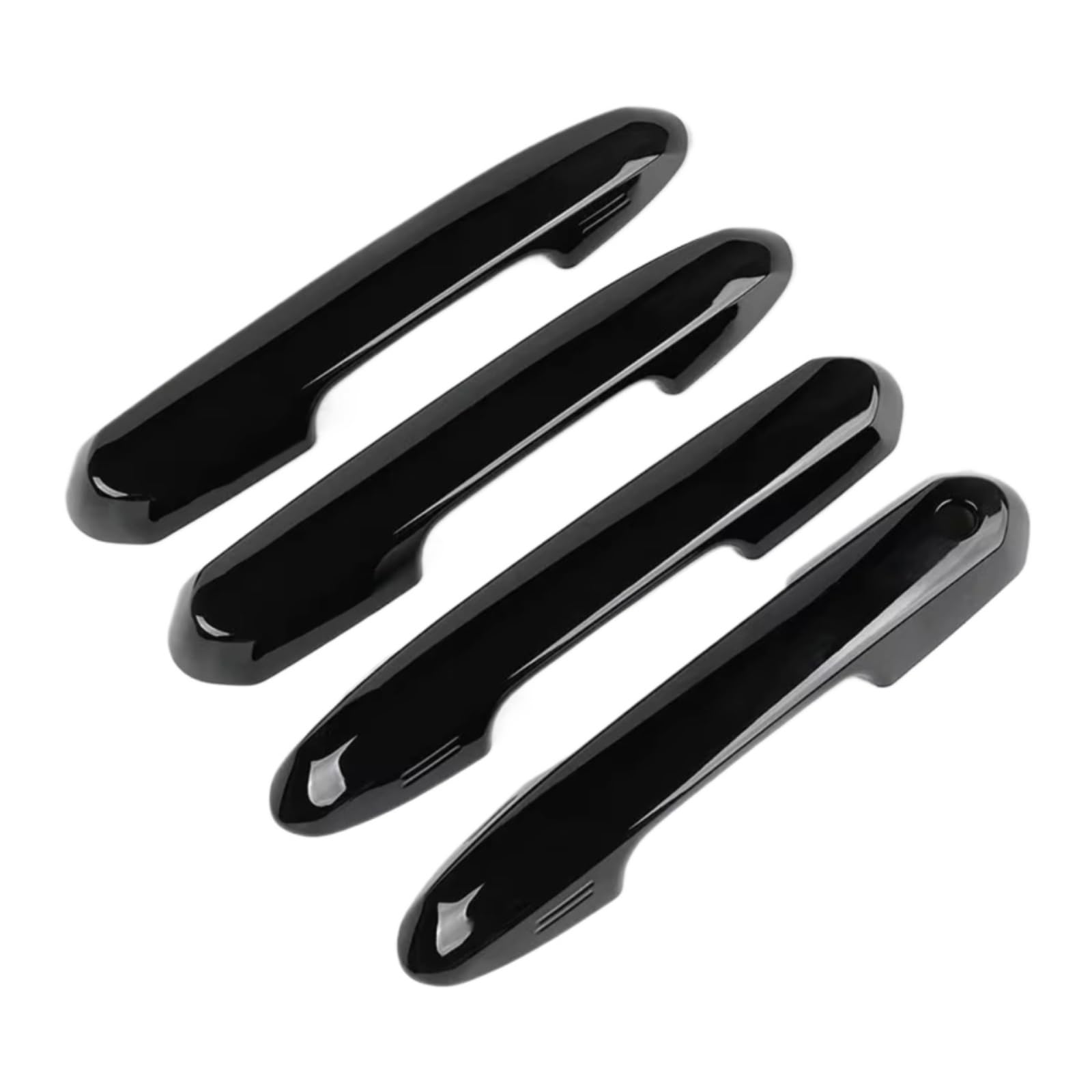 Qdzvalumv Black-4Pcs Car Door Handles Cover Shell Compatible With Toyota For Highlander 2022-2024 For Crown For Kluger 2021-2024 Car Door Handle Cover Accessories(Black-4Pcs)