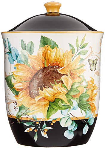 Certified International Sunflower Fields Canister Set - 3 Pieces, Multi Colored