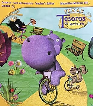 Spiral-bound Tesoros de Lectura Texas Grade K TE Unit 3 Book