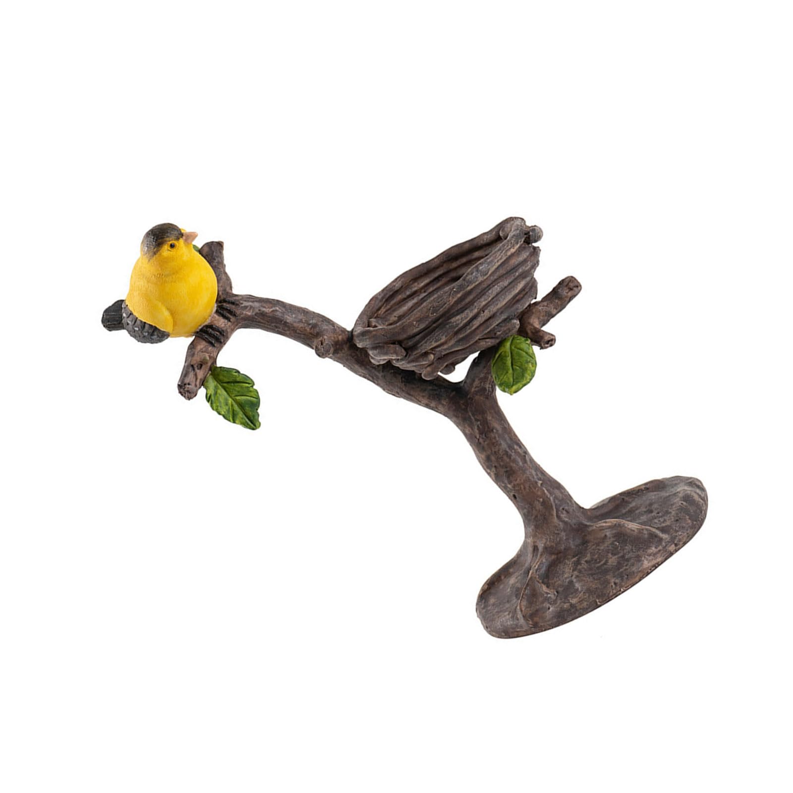 Photophore nid d'oiseau pour décoration de cheminée et ambiance chaleureuse
