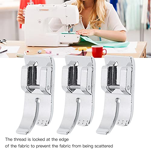 Set de 3 Pies Prensatelas de Acero Inoxidable para Coser miniatura 2