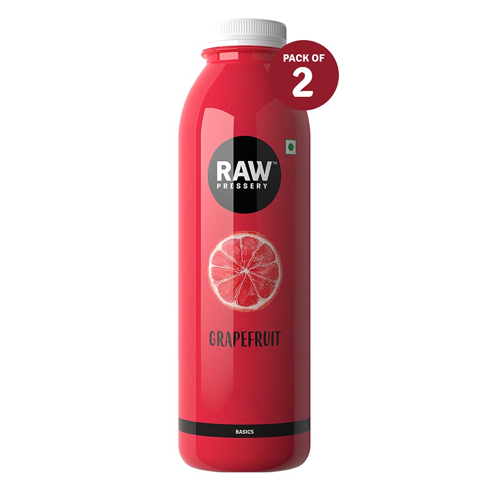 Grapefruit Juice (2 x 1000ML) High Vitamin C & Dietary Fiber, Natural Energizer & Immunity Booster, Cocktail Mixer, No Added Sugar