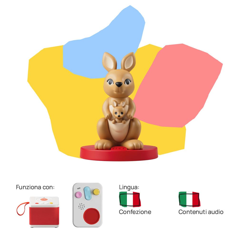 FABA Personaggio Sonoro – Coccole musicali – Musiche, canzoni e suoni per bambini e bambine 1-3 anni - Ascoltabile con i Raccontastorie FABA, gioco educativo versione italiana - 4